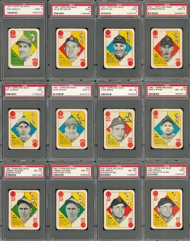 1951 Topps Red Back Complete Master Set (54) - #6 on the PSA Set Registry!